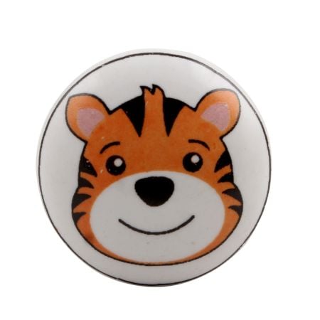 Tiger Flat Ceramic Wine Stopper